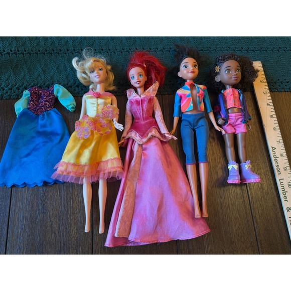 Disney Other - Disney Princess Doll Lot Ariel Belle Jasmine Comfy Squad Wreck-It Ralph 4pc